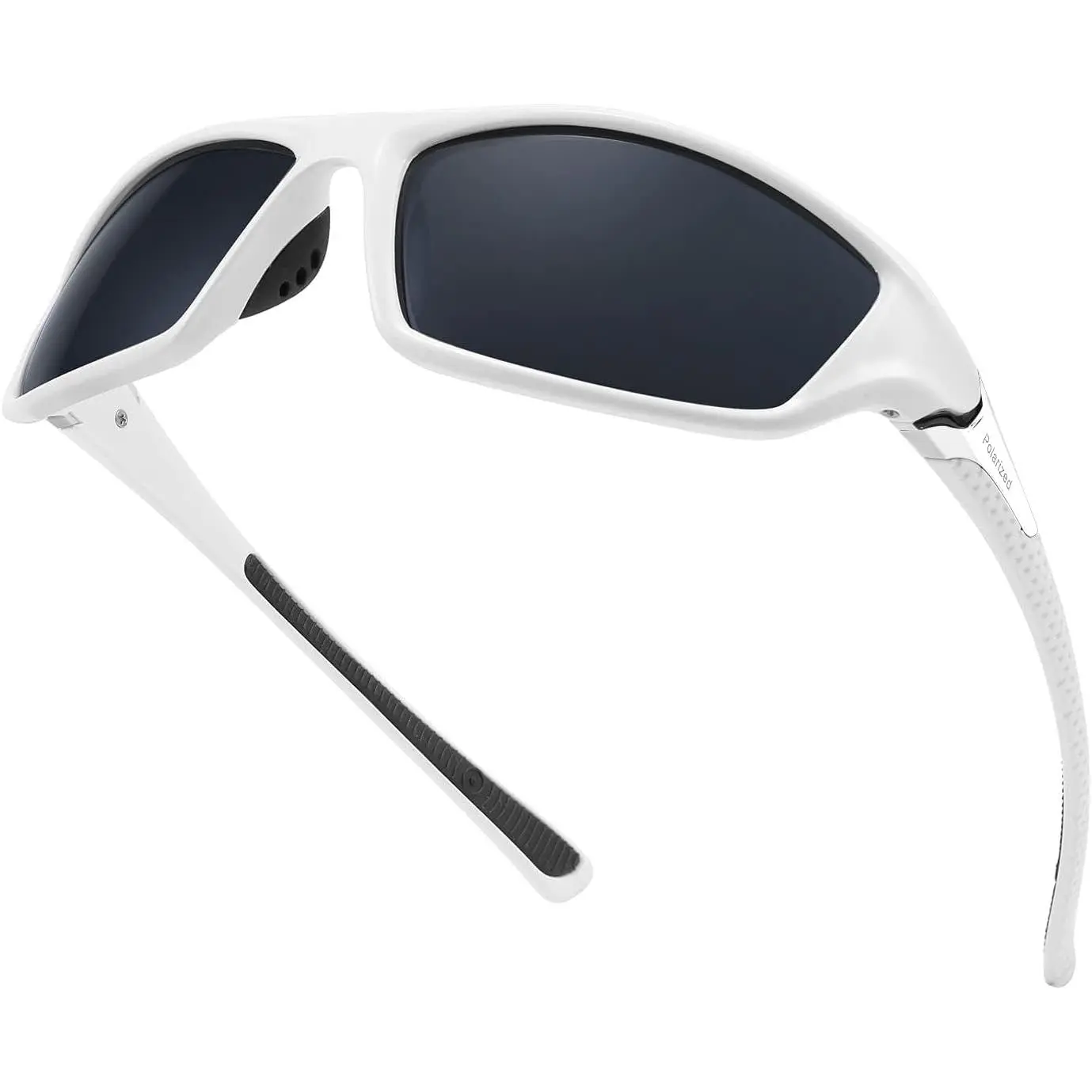 EyeconicFinds Classic Men's Polarized 70mm Outdoor Sports Sunglasses, Yellow Lenses for Driving, Cycling (Model B2674)