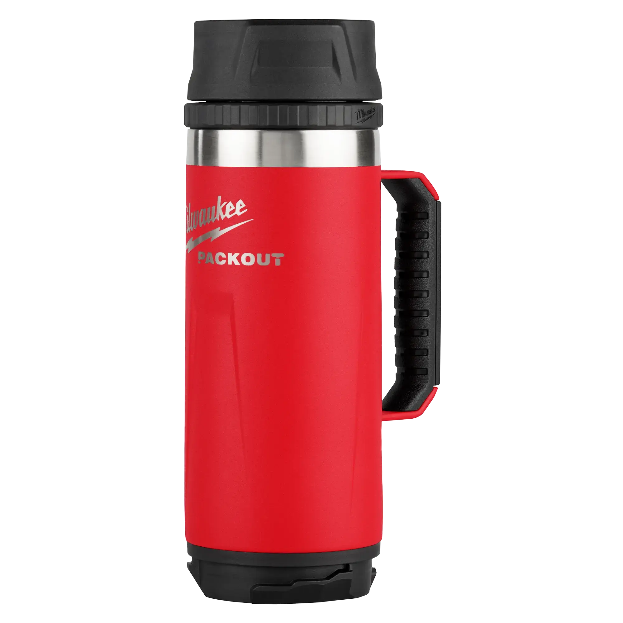 Milwaukee PACKOUT™ 18oz Metal Vacuum Flask, Insulated Leakproof Drinkware with Sip Lid