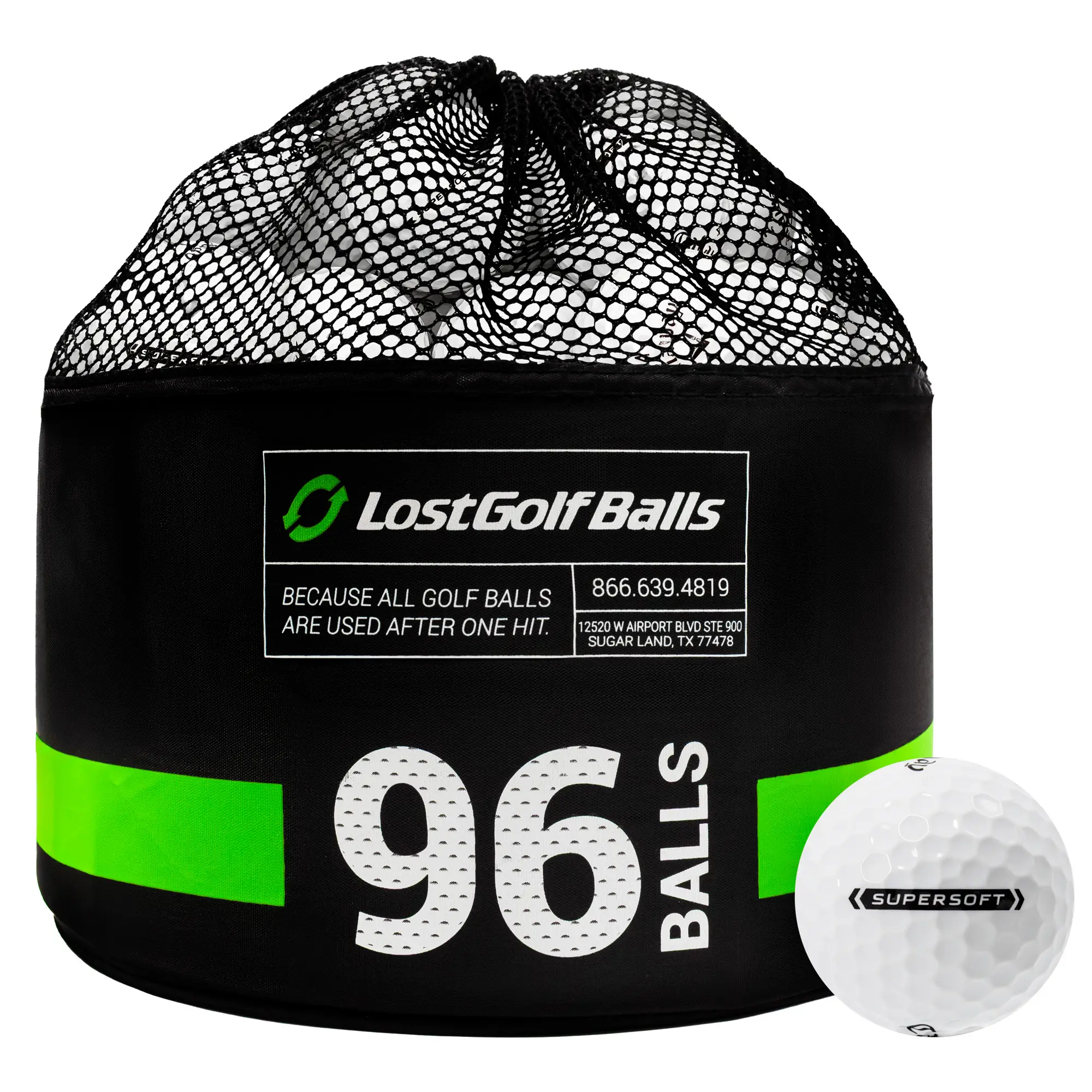 Callaway Supersoft Golf Balls - Mint - 96 Ball Bag, Ball Set, Golf Equipment
