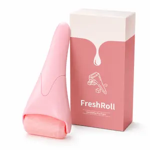 Ice Roller for Face Women, Skin Care Set & Ice Face Roller，Self Care Gifts for Women,Reduces Puffiness and Wrinkle, Facial Massager Tool & Spa Pink Gifts