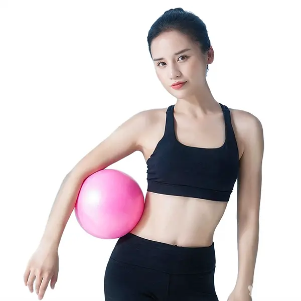 Pilates Ball, 9.5-10 Inch Small Exercise Ball, Core Ball Yoga Ball for Pilates, Stability, Workout, Core Training, Fitness, Barre, Balance Equipment,camping essentials
