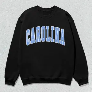 Carolina Sweatshirt Collegiate Crewneck Sweater Unisex Blue