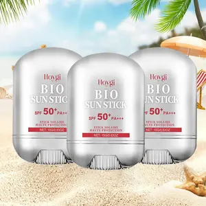 3 Counts(2 Counts or 1 Count)Bio Sun Stick,Face and Body Professional Sunscreen Stick,Enriched with Vitamin C Strong Sunscreen Keep Skin Moisture,Reduce Redness Sun Spots,Protection Repair of the Skin Suitable for All Types