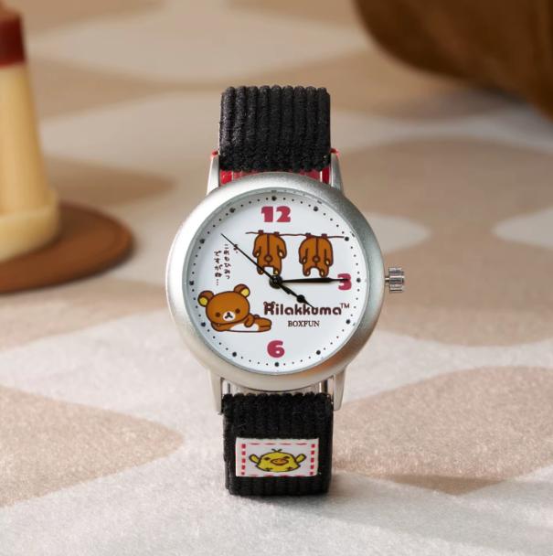 Rilakkuma Gulugulu Moments Series Wristwatch, Official Rilakkuma Merchandise, Cute Unisex Watch Blind Box for Guys and Girls, The Perfect Surprise Gift for Fans and Collectors, Soft Strap Comfortable for Daily Wear