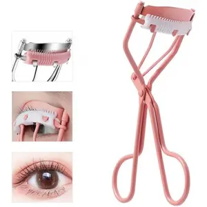 Eyelash Curler, Eyelash Curlers with Comb, Pink Eye Lash Curler, Gentle & Safe Beauty Mascara Curler, Curl Eyelashes & Lash Lift in Seconds