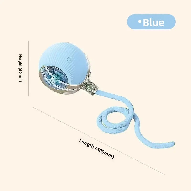 Sky Blue Smart Ball with Rope