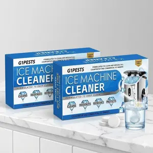 Ice Machine Cleaner Tablets 6-Pack Descaling Solution, Nickel-Safe Formula for Countertop lce Maker &Nugget lce Machine, Universal Cleaner to Maintain lce Maker Efficiency mopping products heavy duty cleanup gloves kids mop