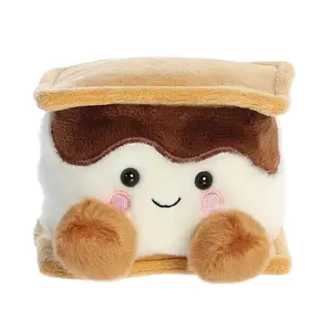 Palm Pals Adorable Toastee S'more Brown Soft Plush Collectable Stuffed Animal