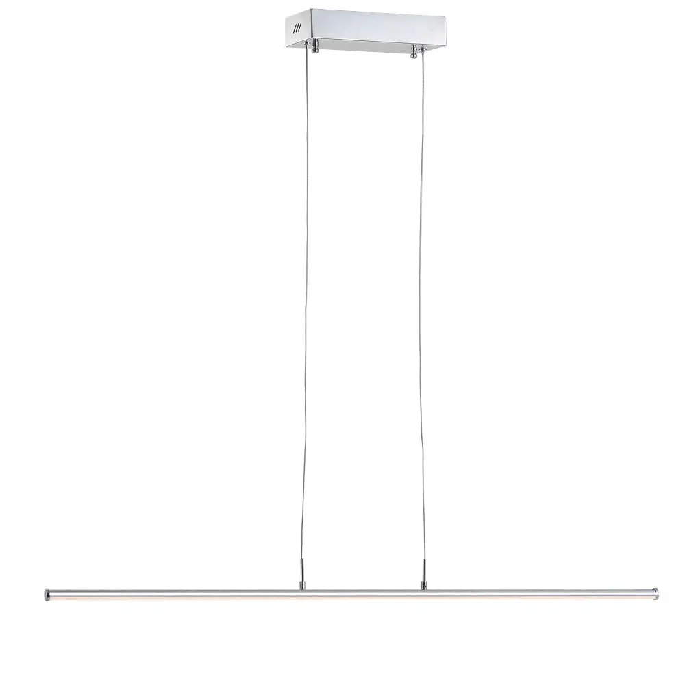 JONATHAN Y Conley Minimalist Metal Linear Pendant - Dimmable, Adjustable Drop Ceiling, Integrated LED Ambient, Modern Mood Lighting for Living Room, Kitchen, Dimmable Lighting