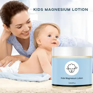 Children's Sheep Magnesium Lotion Hydrating Moisturizing Refreshing Body Cream Kids Magnesium Lotion 120ml 4fl oz