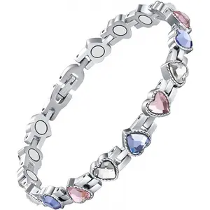 Dragon and new heart-shaped Gaussian full magnet bracelet, adjustable diamond magnet bracelet, cross-border special goods