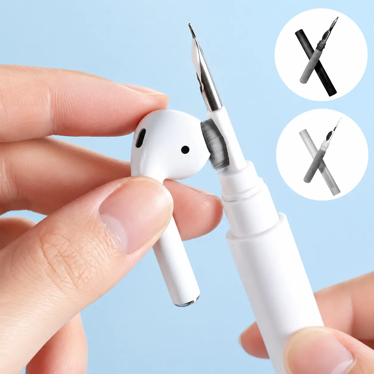 Portable Bluetooth Earphone Cleaning Pen - AirPods Cleaner, Keyboard Dust Remover, Party Gift Tech Cleaning Tool