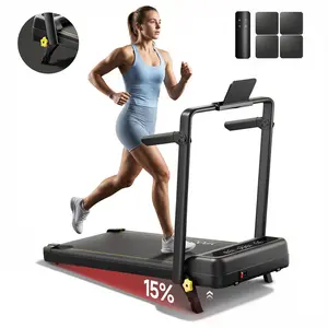 【mothersdaygift】YPOO 15% Incline Treadmill with Hand Bar,Remote Control & Wheels for Easy mobility running Home Workout Walking Pad Home/Office Exercise, Low-Noise Motor Walking Pad  Quiet Home Running Machine minigym