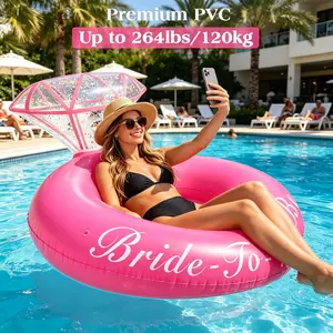 Bride Tribe Pool Float! Giant Swim Tube for River Lake & Bachelorette Party Decor – Summer Wedding Must-Have