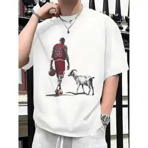 Legendary Michael Jordan Basketball T-Shirt Collection For True Fans And Sports Enthusiasts Casual Streetwear Tops Casual Loose