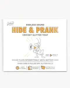 Hide & Prank Cricket Glitter Trap