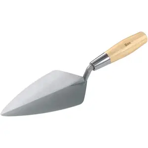 72-512 Brick Trowel Keystone Forged 9-inch Narrow London Wood Handle