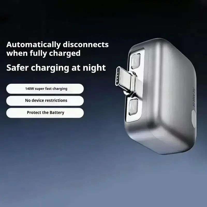 Fully Automatic Full Charge Separator, Ai Recognition Auto Power Off, Compatible with Apple and Android, Cross Compatibility, Smart Charging Device, Portable Cellphone Charger