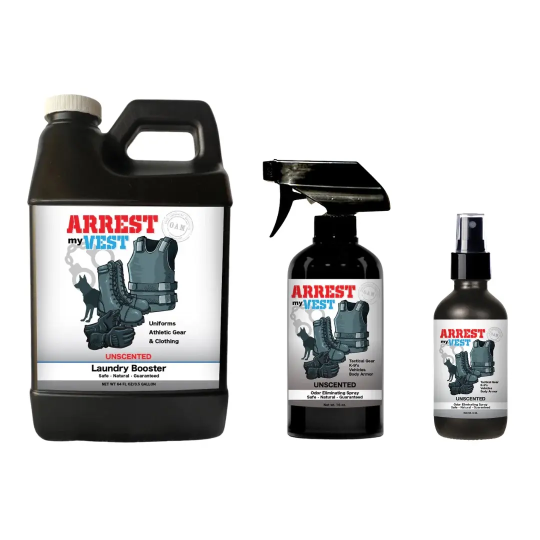 Laundry Booster 64 oz, 16 oz Spray, and 4 oz Spray Bundle Household Eliminator