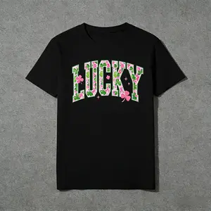 Women's Lucky Saint Patrick's Day Graphic Unisex T-Shirt, Valentine's Day Gift Top