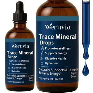 Trace Minerals ConcenTrace Trace Mineral Drops | Supports Energy, Digestion, Bone Health & Hydration, 70+ Ionic Trace Minerals w/Magnesium, Chloride & Potassium | Keto, Vegan & Non-GMO | 96 Servings