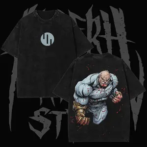 2000s Cosmic Villain Conquest Inspired Graphic T-Shirt – Invincible Viltrumite Empire Comic Tee, Vintage Washed Black Cotton Shirt, Unisex Streetwear Front & Back Print, Gift for Fan, Gift for Him