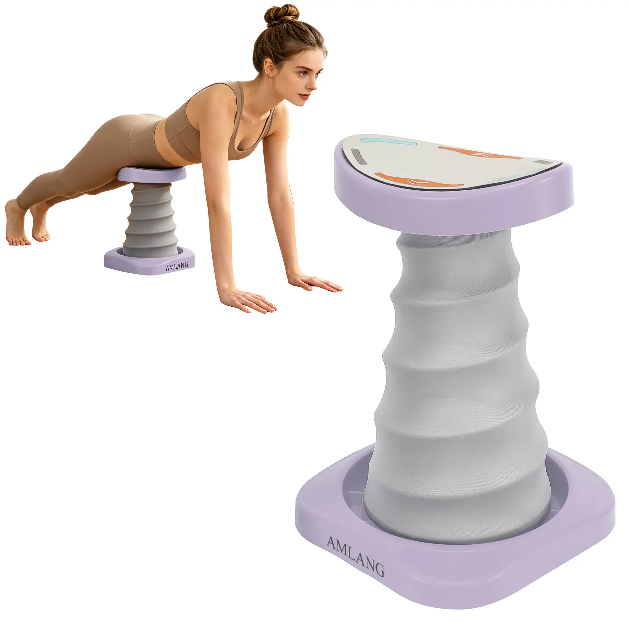 Push Up Trainer for Beginners, Push Up Assist Device with Core Support Assistance, Reduces Body Weight Load, Push Up Helper for Home Chest Workout, Upper Body Strength Training Equipment