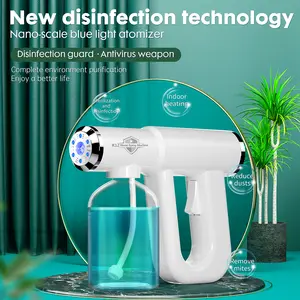 Mist Atomizer Sprayer Gun, Handheld Sprayer Disinfectant Fogger Gun Portable Sprayer Gun, Nanometer Disinfectant Machine For Home Office School Hotel