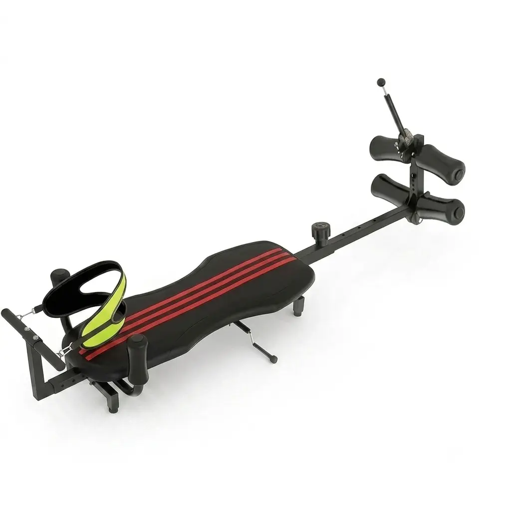 UMAY 330lbs Heavy Duty Full Body Stretch Machine Adjustable Lumbar & Spinal Decompression Bench Non-Inversion Back Stretcher for Home Gym Adults