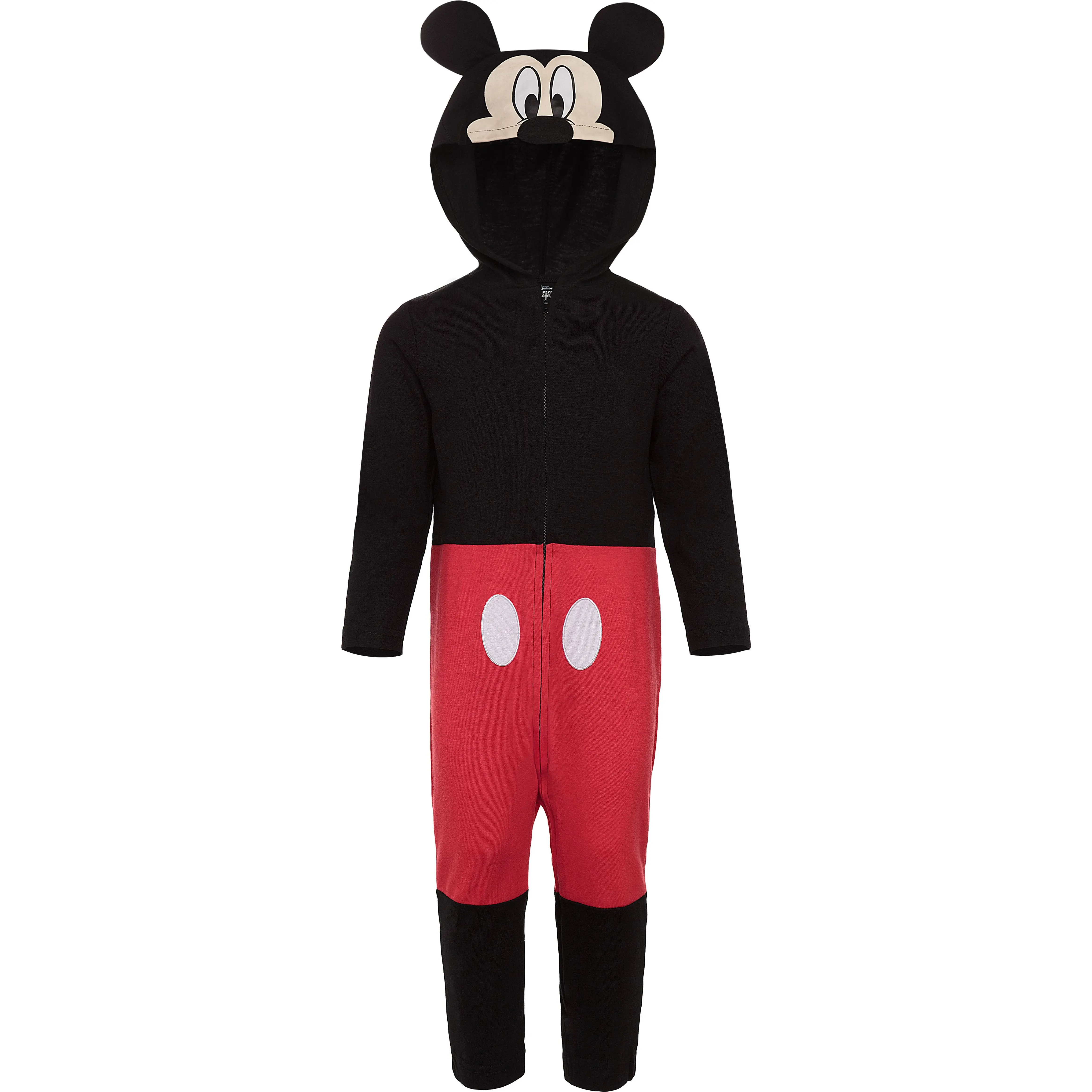 Disney Mickey Mouse Baby Hooded Cosplay Coverall Newborn to Infant