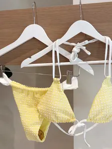 Lemon Drop Gingham Bikini