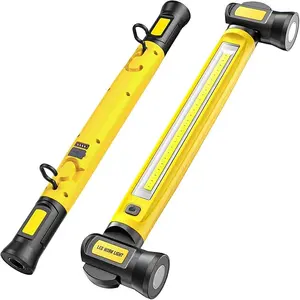 Mechanic LED Magnetic Work Light Bar, Rechargeable Auto Inspection Flashlight 360° Rotatable, Waterproof Portable Car Repair Tool, Ideal Father’s Day Gifts for Men
