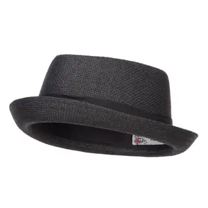 Big Size Solid Upbrim Pork Pie Fedora