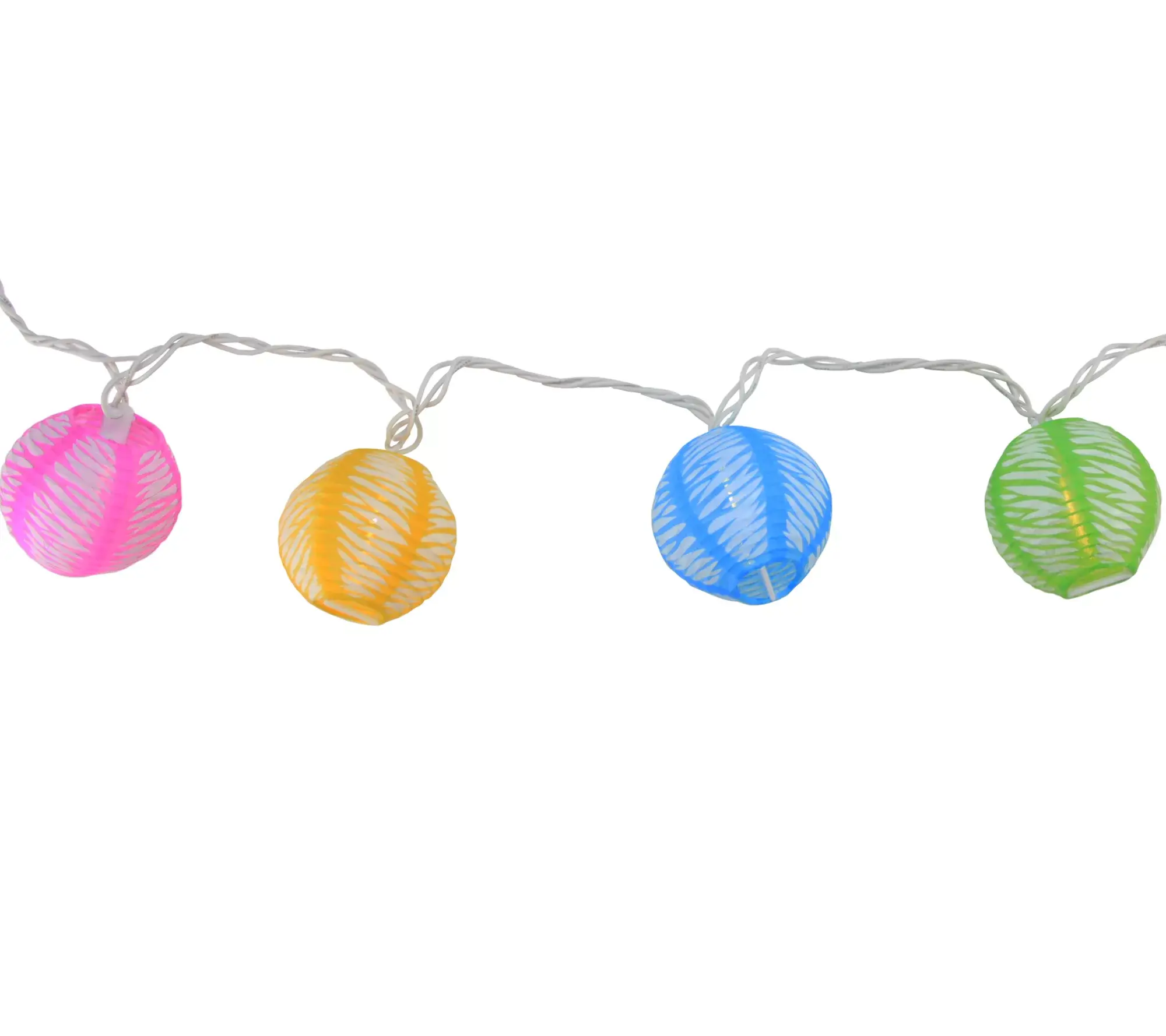Northlight Multi-Color Chinese Lantern Patio Lights