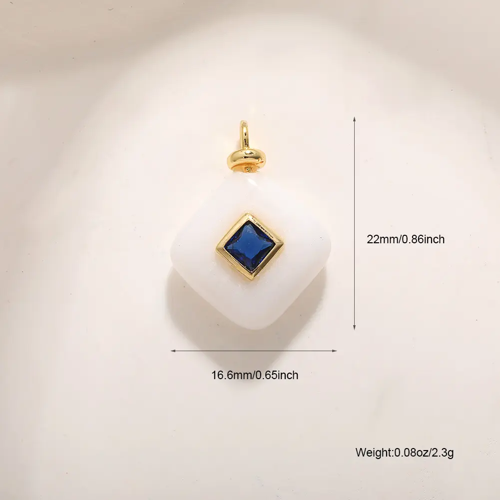 A668 Diamond encrusted White Jade