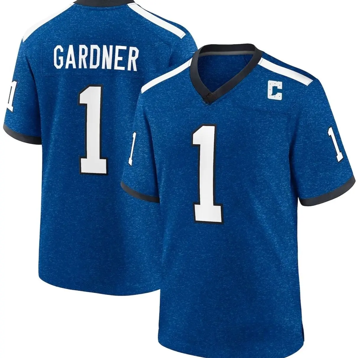 Unisex Football inspired by Gardner 1 Fashion Alternate 2 Indiana Nights Game Jersey - Heather Royal