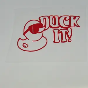 Duck Jeep Vinyl Decal - Waterproof Sticker for Car, Laptop, and More