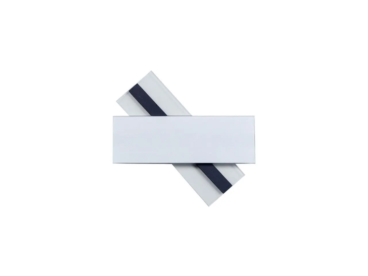 Clear Magnetic Label Holders, Side Load, 6 x 2, Clear, 10/Pack 87820