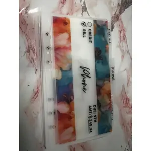 6 A6 Vellum tabbed envelopes