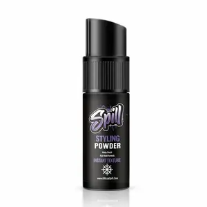 SPILL Snow Styling Powder - Instant Texture Matte Finish Pump Style Powder Formula Easy to Use for Haircare