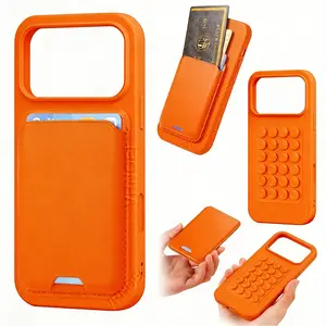 Upgraded 3IN1 Card Wallet Phone Case compatible with iPhone 16 15 11 12 13 14 17 Pro Max Plus 17 AIR Cases Shockproof Back Cover Accessories Woman Man Wallet