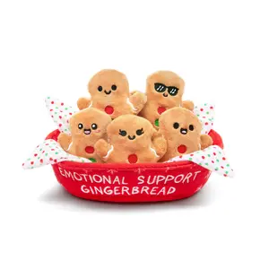 Emotional Support Gingerbreads by Relatable, Christmas Stuffed Animals Emotional Support Gingerbreads by Relatable, Christmas Stuffed Animals