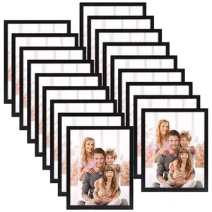 8x10 Photo Frame Set 2 Pieces, High Definition Acrylic, Display 5x7 Framed Photos or 8x10 Unframed, Multi-Functional Frames, Picture Frame
