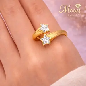 Twin Star Ring – Shine Everyday