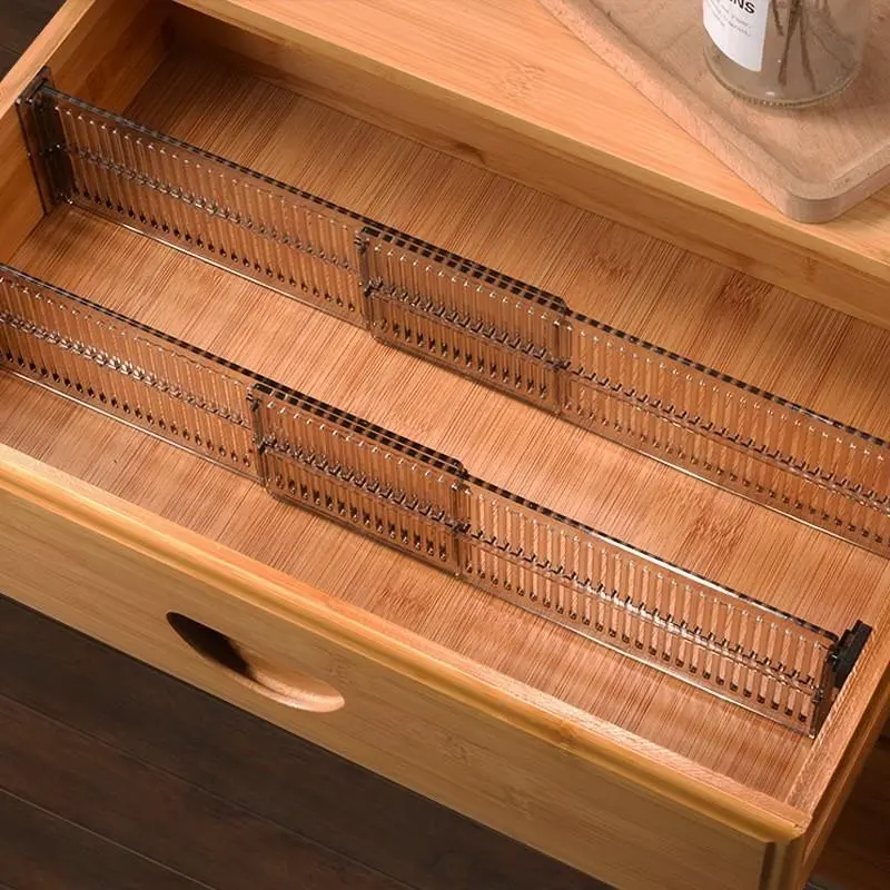 Adjustable Drawer Divider Set, Durable Expandable Storage Organizer, Space-Saving Combo for Clothes, Kitchen, Office, Closet Organizer, Racks