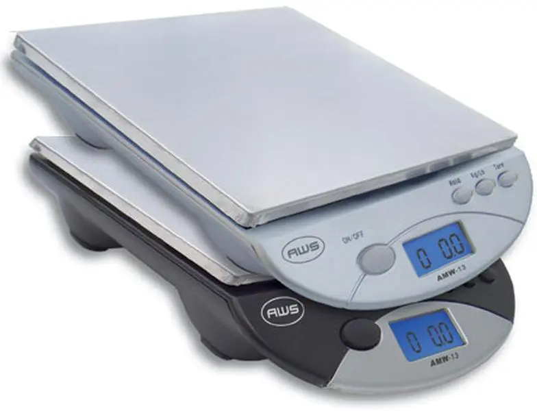 212 MAIN Stainless Steel Postal-Kitchen Scale with Large Surface, 6Kg/13Lb Capacity