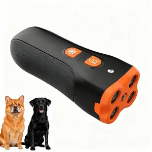 2025 4-Head Handheld Ultrasonic Dog Trainer, Portable Bark Stopper, Dog Anti Barking Device, Dog Repeller, Pet Training Supplies