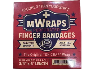 MWrap Finger Wrap for Work — Stays On When Bandaids Don’t