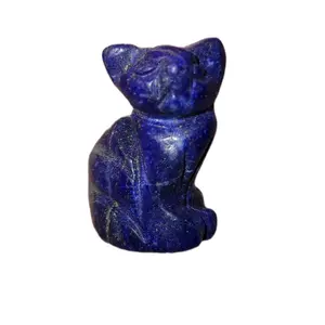 Cat - Mini Carvings Natural Stone Crystal Kitten Kitty