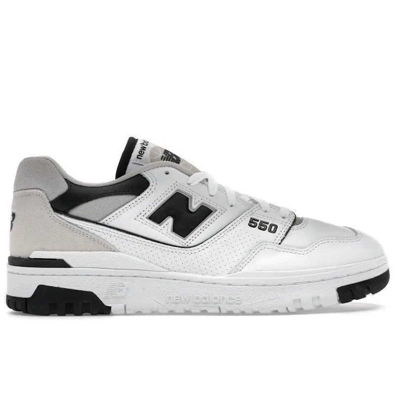 New Balance Men's 550 White Black Moonrock Basketball Shoes, from StockX